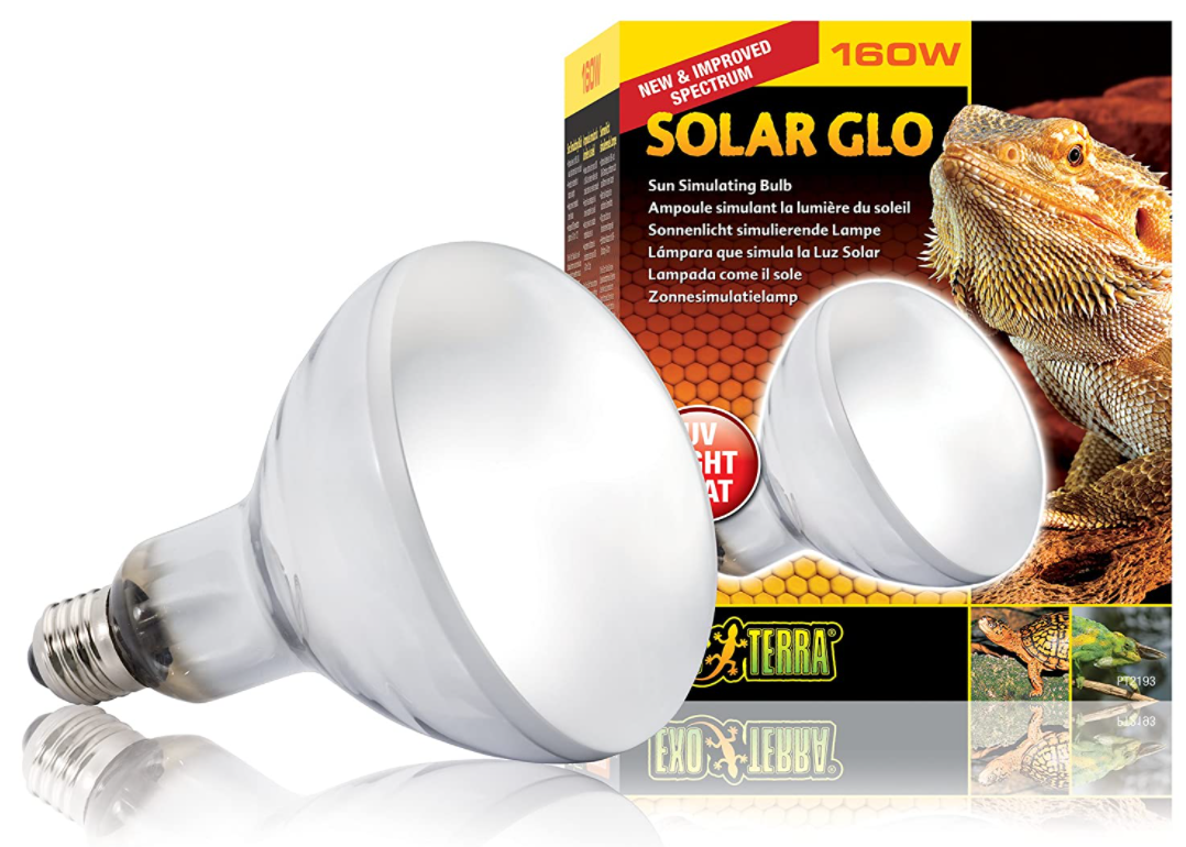 Exo Terra Solar Glo Sun Simulating Terrarium Heat Lamp
