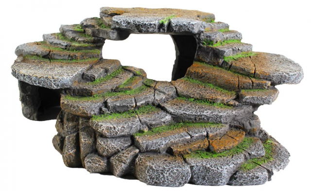 Penn Plax Reptology Shale Step Ledge