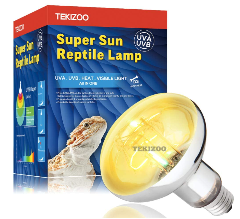 TEKIZOO UVA UVB Sun Lamp High Intensity